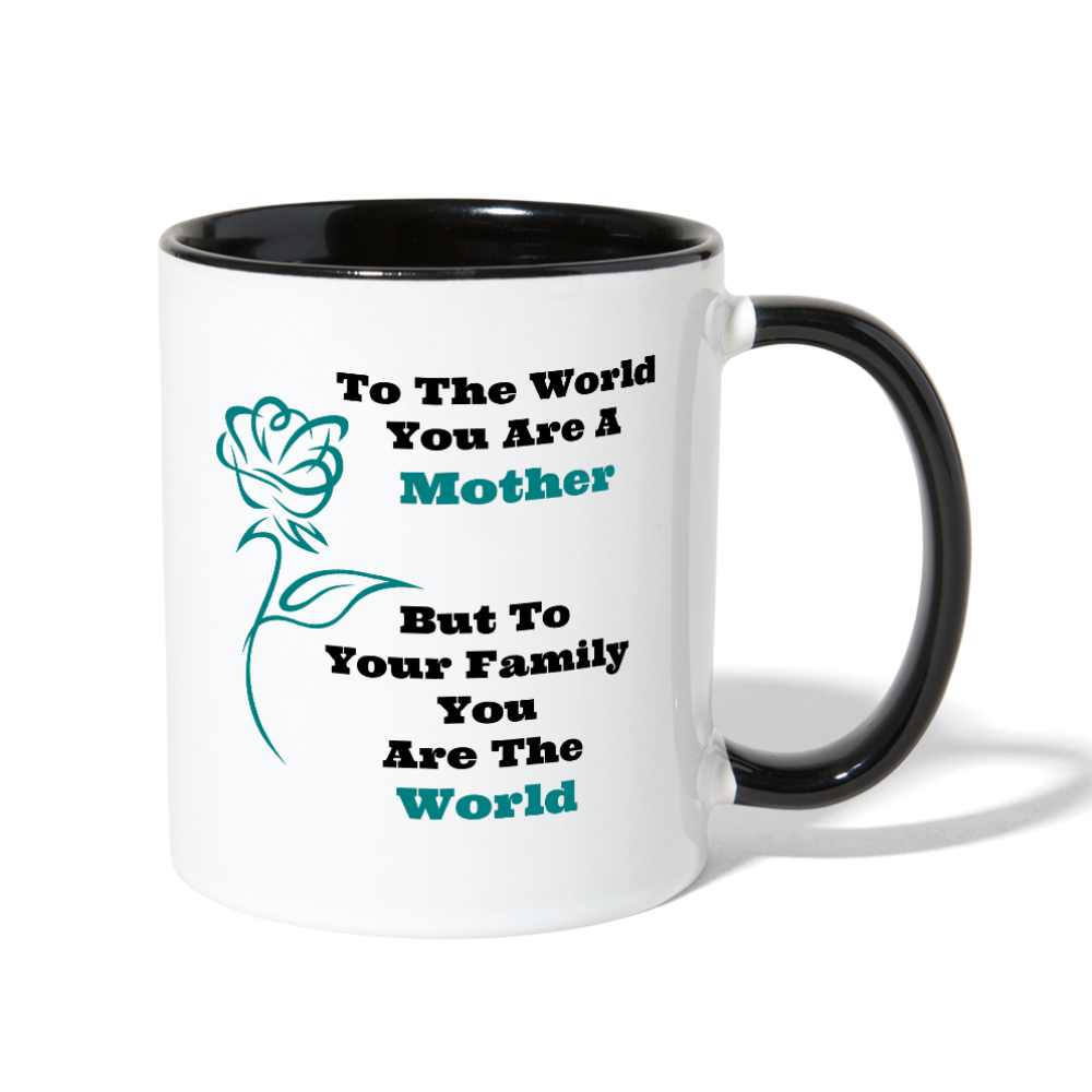 World Mother Mug white/black - Loyalty Vibes