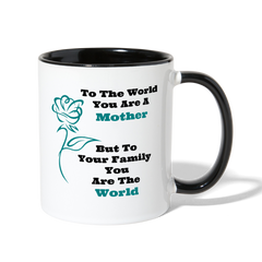 World Mother Mug white/black - Loyalty Vibes