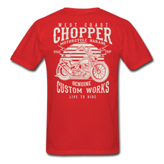 Genesis Motorcycle T-Shirt red - Loyalty Vibes