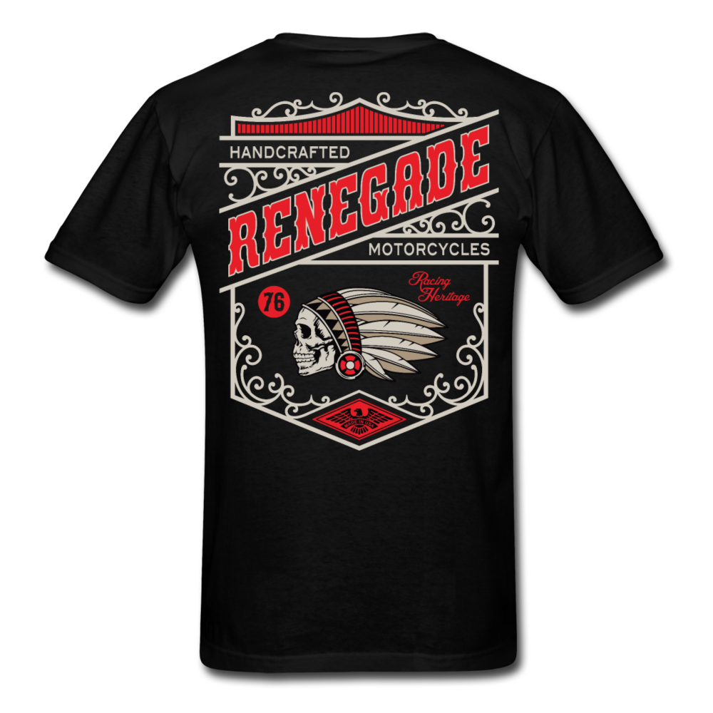 Heritage Motorcycle T-Shirt black - Loyalty Vibes