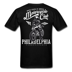 Philadelphia Motorcycle T-Shirt Black - Loyalty Vibes