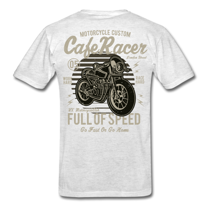 Thunder Racer Motorcycle T-Shirt light heather gray - Loyalty Vibes