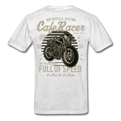 Thunder Racer Motorcycle T-Shirt light heather gray - Loyalty Vibes