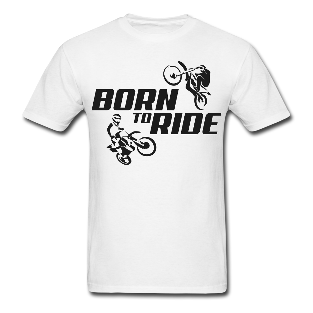 Motocross T-Shirt white - Loyalty Vibes