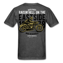 Nashville Racing Motorcycle T-Shirt heather black - Loyalty Vibes