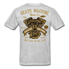 Shovel Ride Motorcycle T-Shirt heather gray - Loyalty Vibes