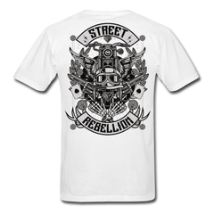 Wild Spade Motorcycle T-Shirt white - Loyalty Vibes
