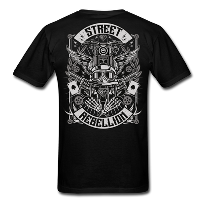 Wild Spade Motorcycle T-Shirt black - Loyalty Vibes