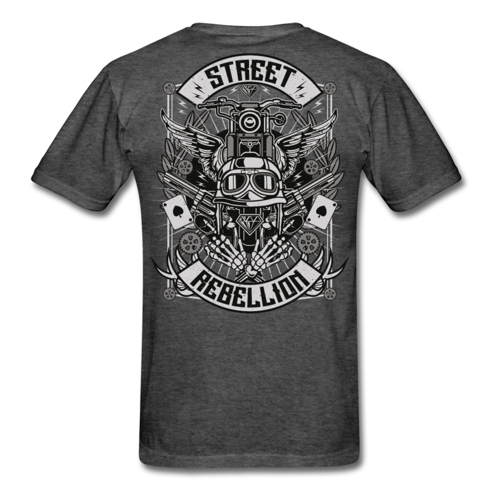 Wild Spade Motorcycle T-Shirt heather black - Loyalty Vibes