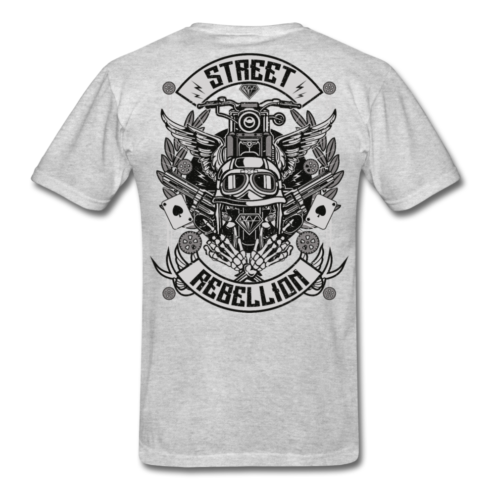 Wild Spade Motorcycle T-Shirt heather gray - Loyalty Vibes