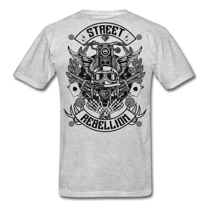 Wild Spade Motorcycle T-Shirt heather gray - Loyalty Vibes