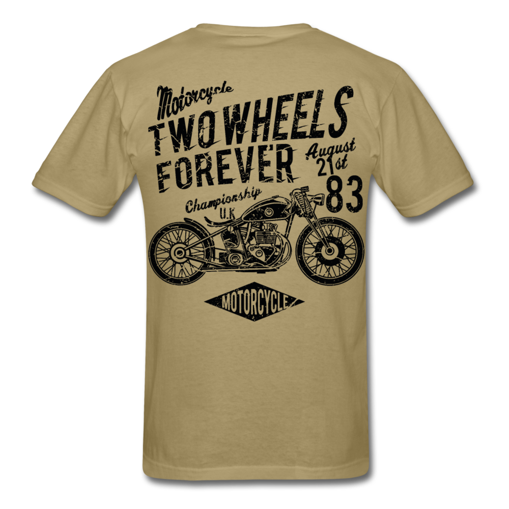 Collector Motorcycle T-Shirt Khaki - Loyalty Vibes