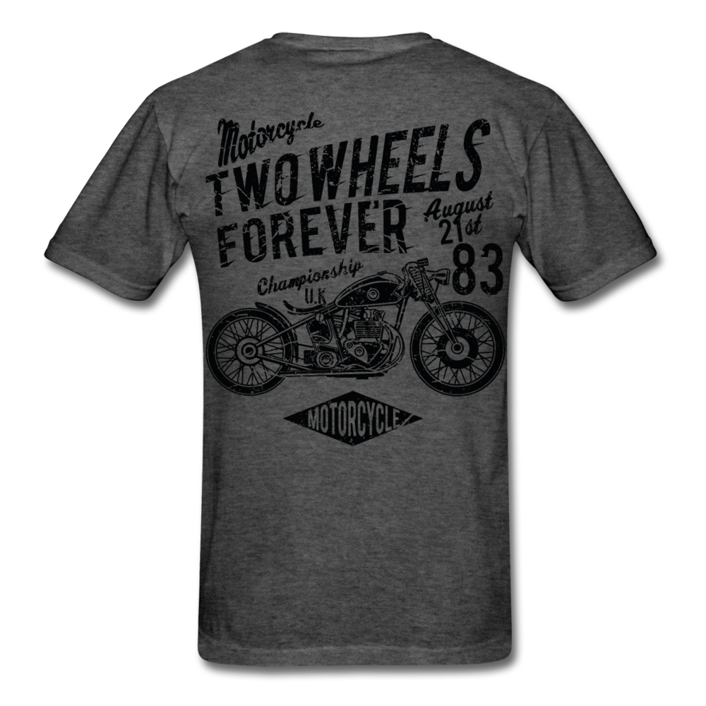 Collector Motorcycle T-Shirt Heather Black - Loyalty Vibes
