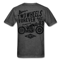 Collector Motorcycle T-Shirt - Heather Black - Loyalty Vibes