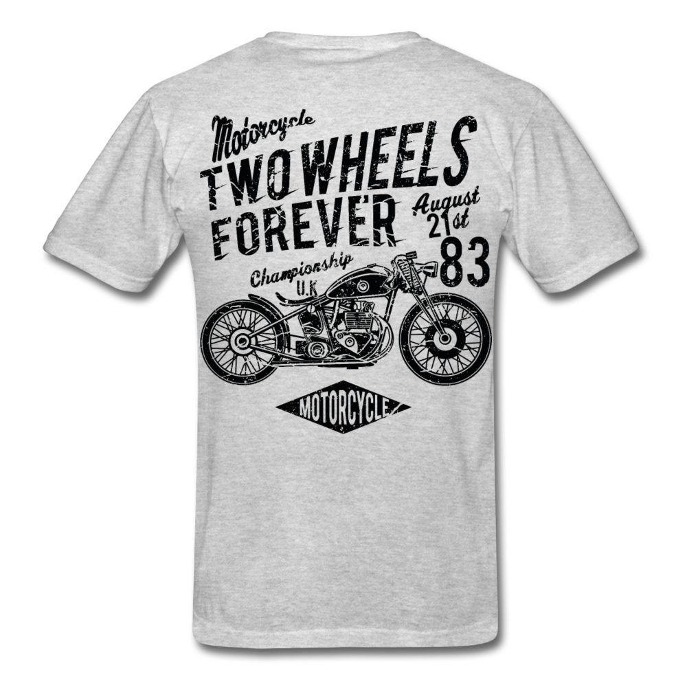 Collector Motorcycle T-Shirt - Heather Gray - Loyalty Vibes