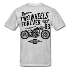 Collector Motorcycle T-Shirt - Heather Gray - Loyalty Vibes