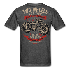 Vintage Motorcycle T-Shirt heather black - Loyalty Vibes