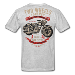 Vintage Motorcycle T-Shirt heather gray - Loyalty Vibes