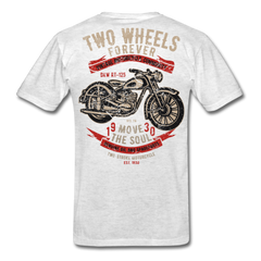 Vintage Motorcycle T-Shirt light heather gray - Loyalty Vibes