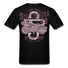 Vintage Style Motorcycle T-Shirt black - Loyalty Vibes