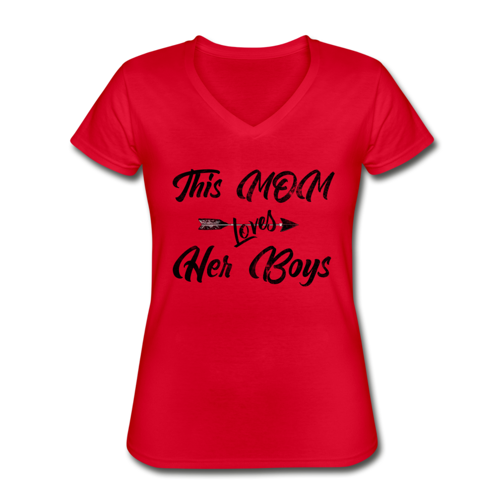 Proud To Be A Boy Mom T-Shirt red - Loyalty Vibes