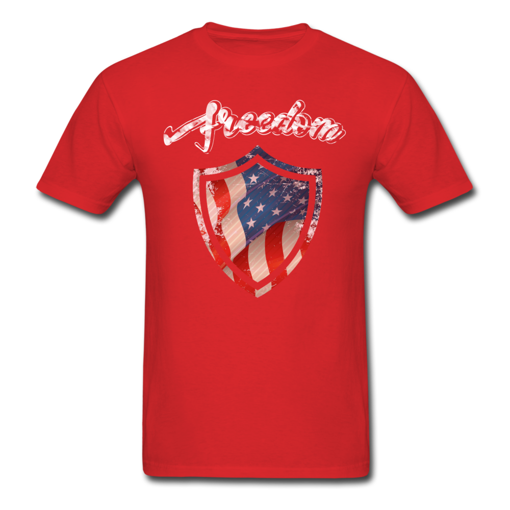Freedom Warrior T-Shirt Red - Loyalty Vibes