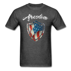 Freedom Warrior T-Shirt heather black - Loyalty Vibes