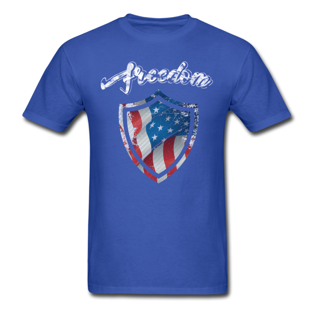 Freedom Warrior T-Shirt - royal blue - Loyalty Vibes