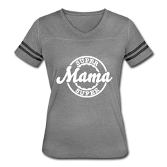 Super Mama Sport Tee heather gray/charcoal - Loyalty Vibes