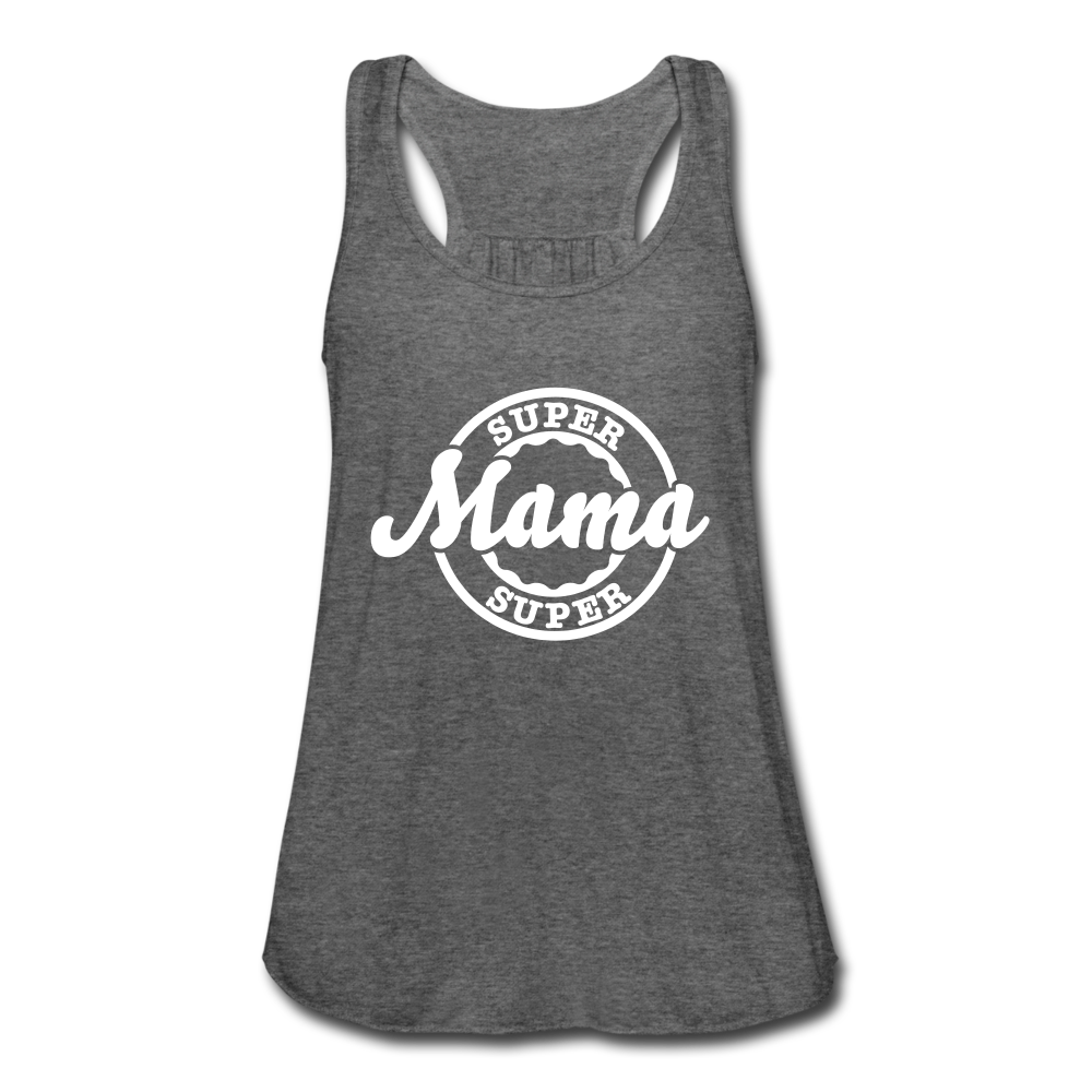 She's A Super Mama Tank Top deep heather - Loyalty Vibes