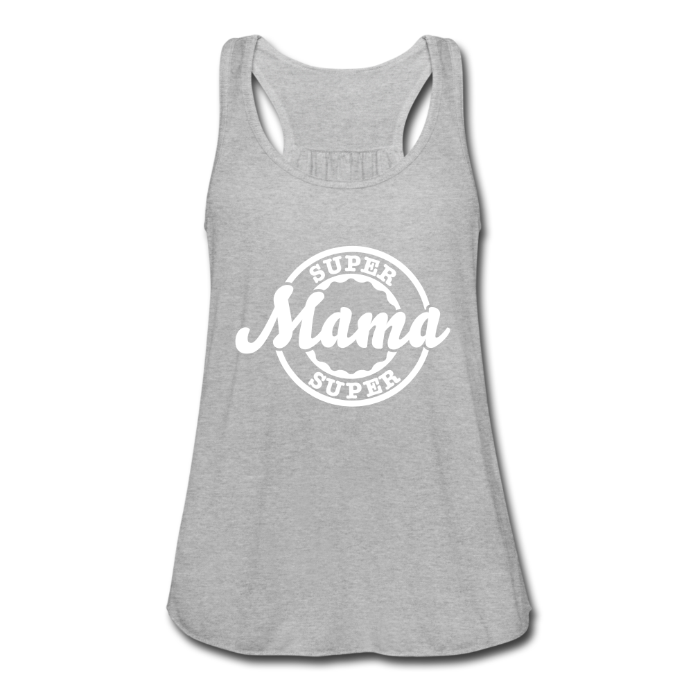 She's A Super Mama Tank Top - heather gray - Loyalty Vibes