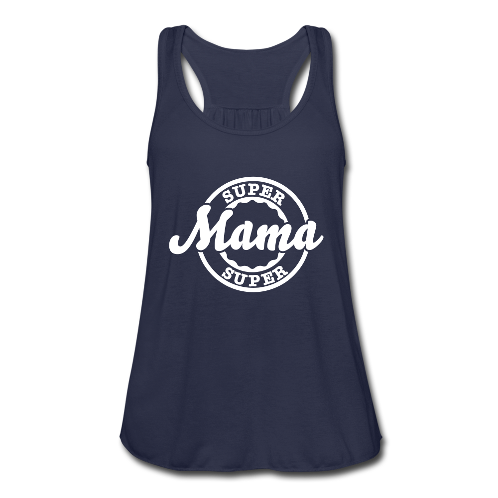 She's A Super Mama Tank Top - navy - Loyalty Vibes