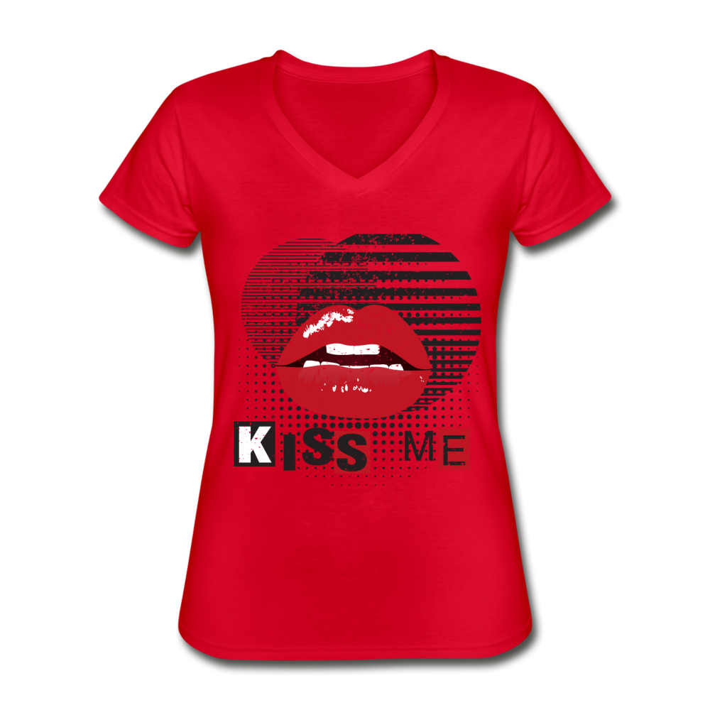 Kiss Me Tee red - Loyalty Vibes