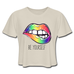 Sassy Be Yourself Crop Top dust - Loyalty Vibes