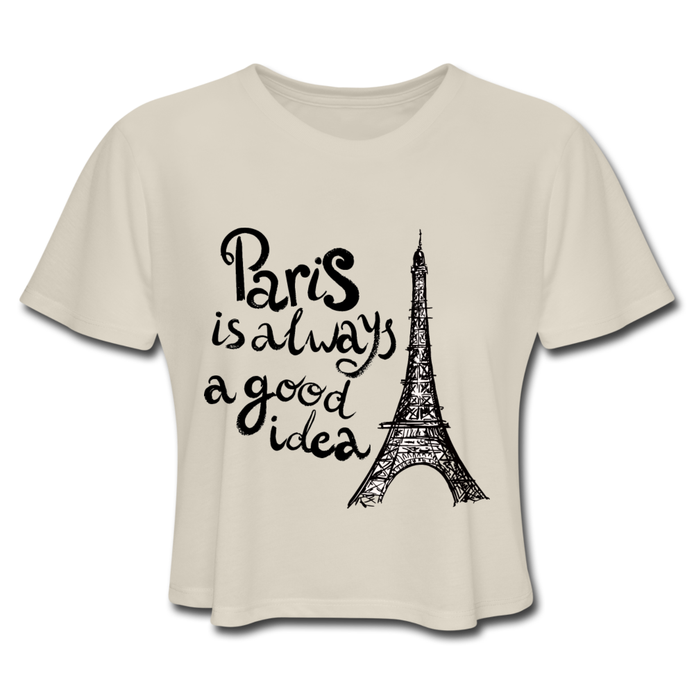 Paris Crop Top Dust - Loyalty Vibes