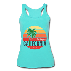 California Tank Top turquoise - Loyalty Vibes