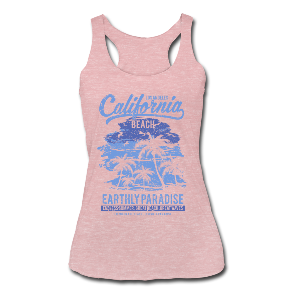 California Living Tank Top - heather dusty rose - Loyalty Vibes