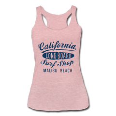 Malibu Beach Tank Top heather dusty rose - Loyalty Vibes