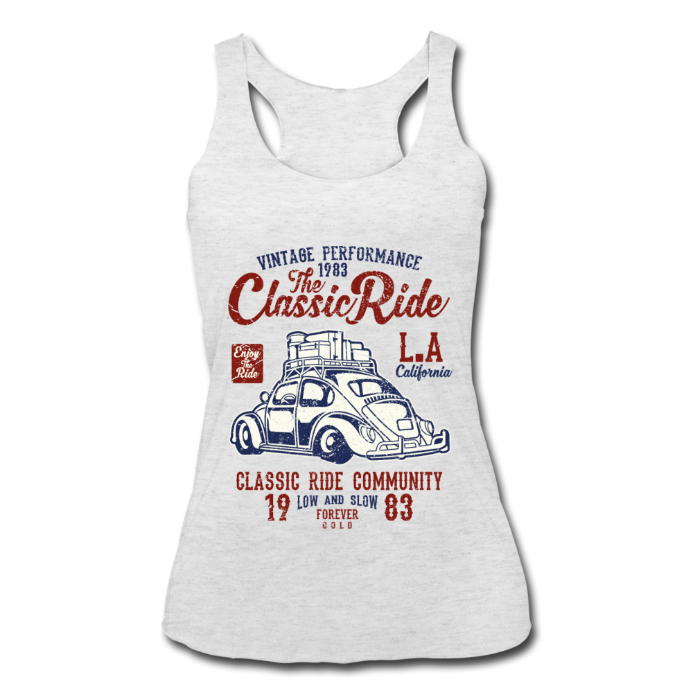 Classic California Tank Top - heather white - Loyalty Vibes
