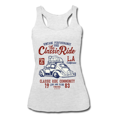 Classic California Tank Top heather white - Loyalty Vibes