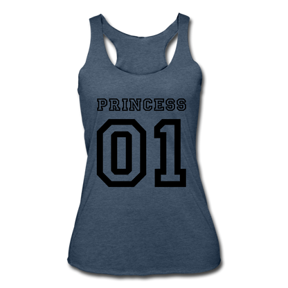 Princess Tank Top heather navy Loyalty Vibes