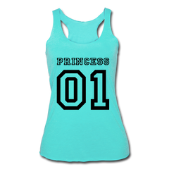 Princess Tank Top turquoise - Loyalty Vibes
