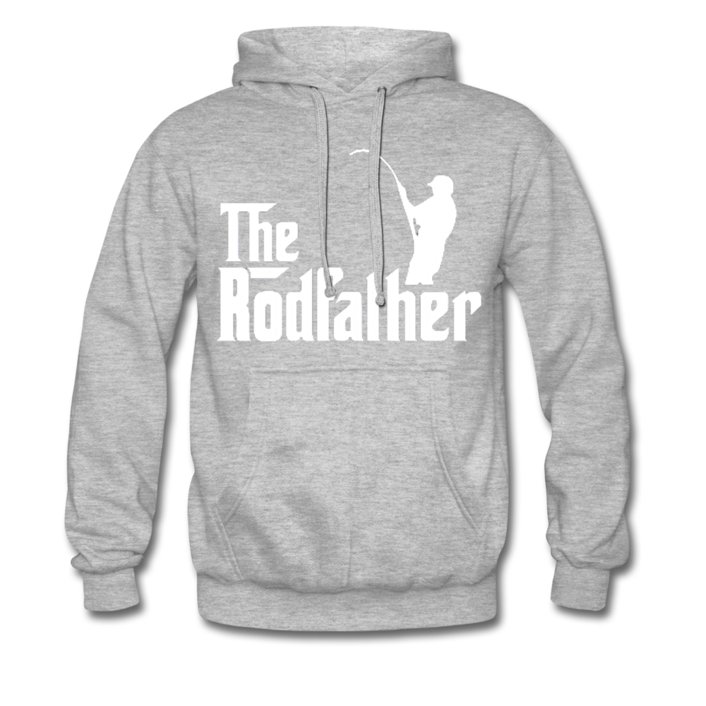 Men's Rodfather Hoodie heather grey - Loyalty Vibes