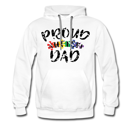 Autism Dad Hoodie white Loyalty Vibes