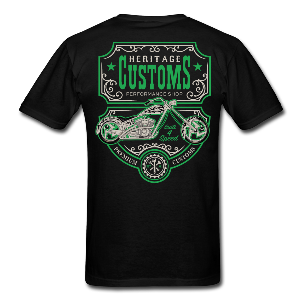 Pro Customs Motorcycle T-Shirt black - Loyalty Vibes