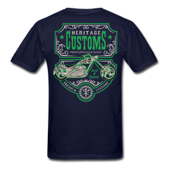 Pro Customs Motorcycle T-Shirt navy - Loyalty Vibes