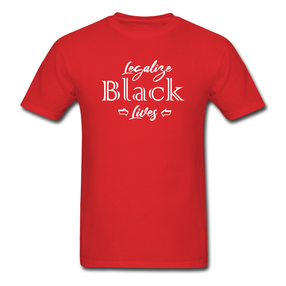 Legalize Black Lives Men's T-Shirt red - Loyalty Vibes