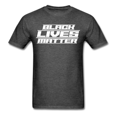 Black Lives Matter Men's T-Shirt - heather black - Loyalty Vibes