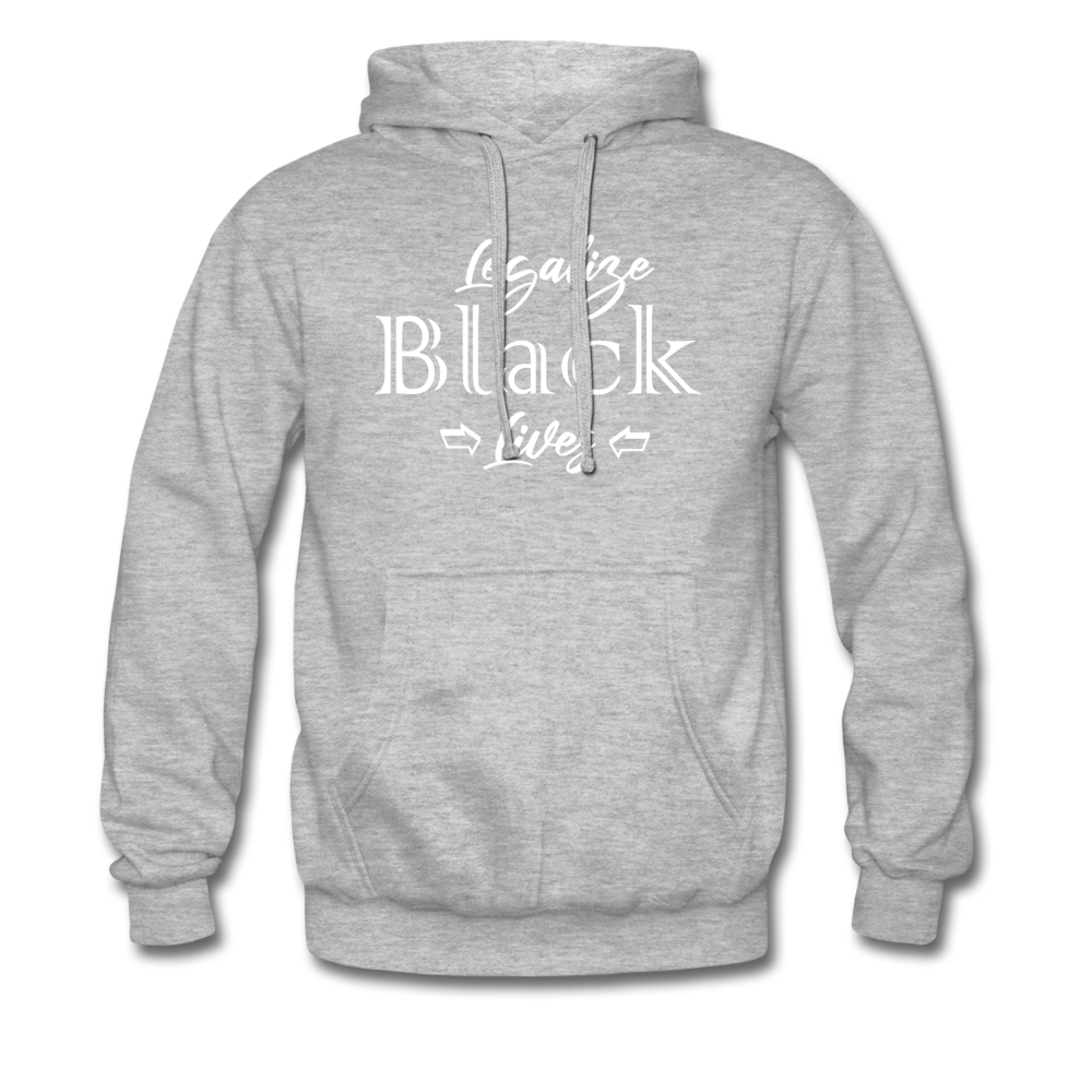Legalize Black Lives Hoodie - heather grey - Loyalty Vibes