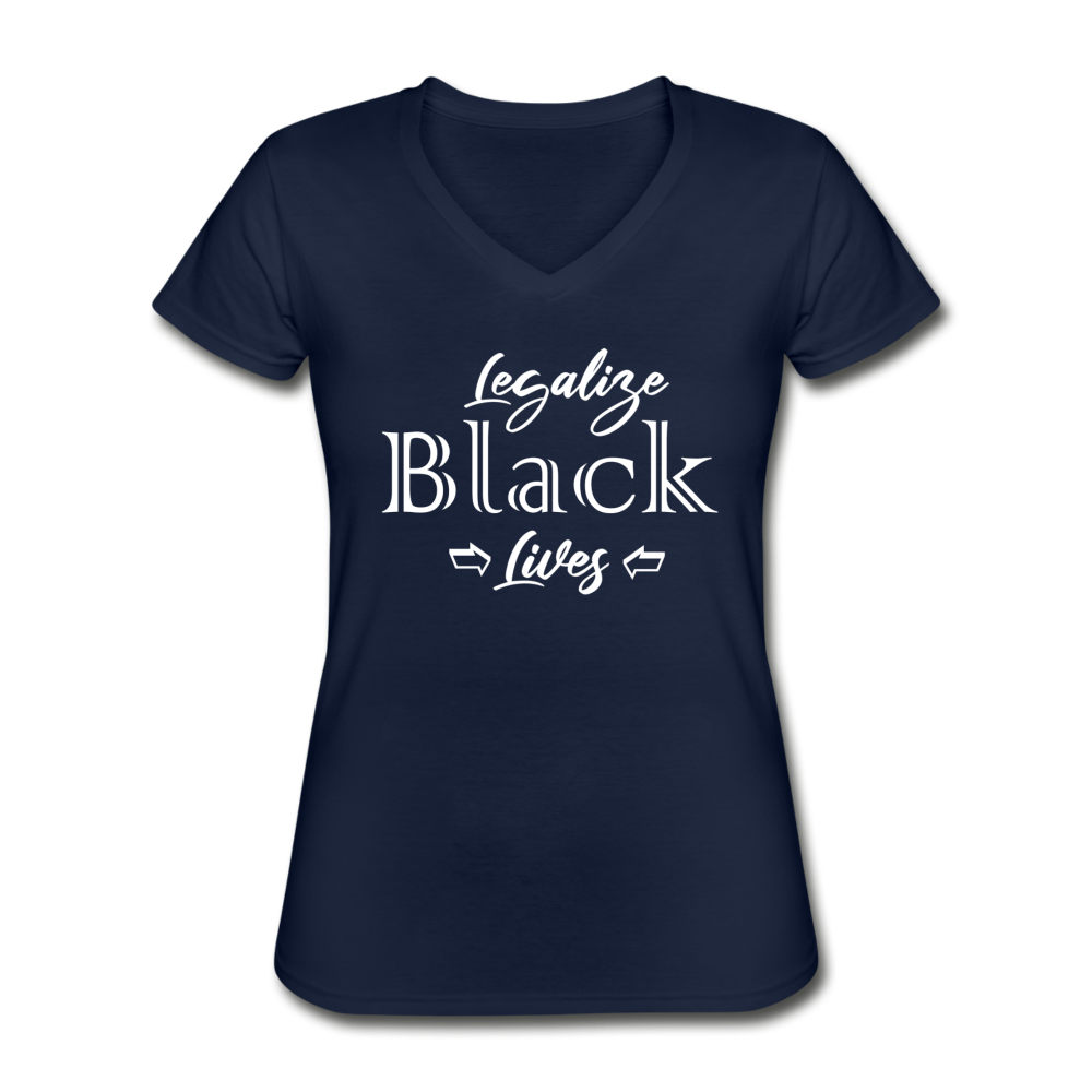 Legalize Black Lives Shirt navy - Loyalty Vibes